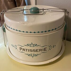 Patisserie VTG French cake tin holder container